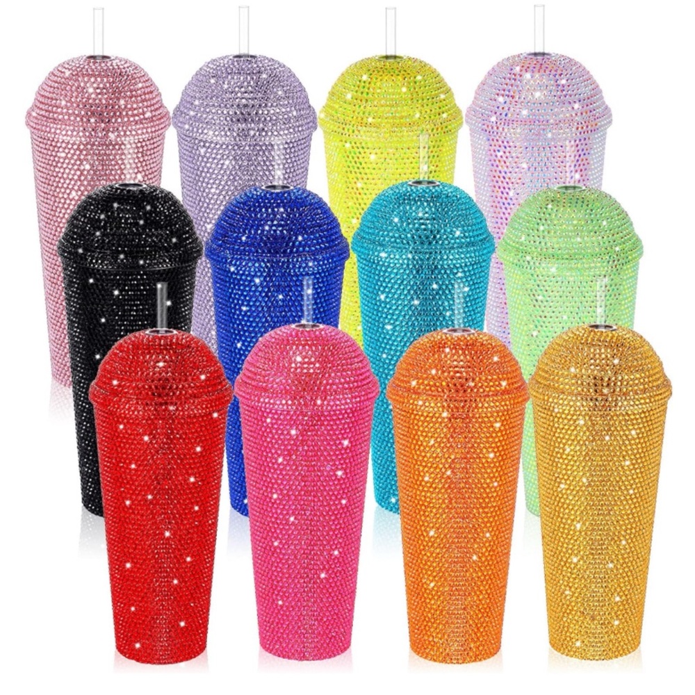 24oz Sparkle Tumbler with Dome Lid & Straw - Picture 4 of 4